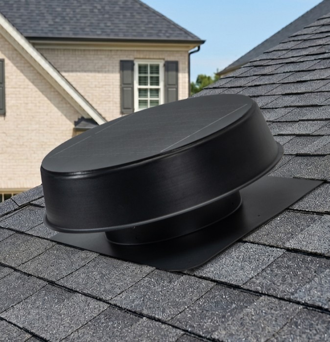 25W Solar Roof Vent Fan-12" Hybrid
